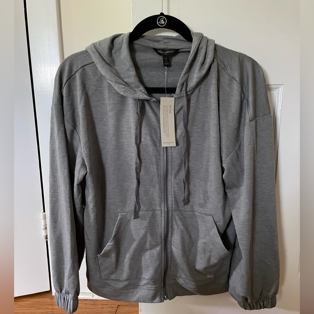 Banana Republic Zip Up Lightweight Sweater